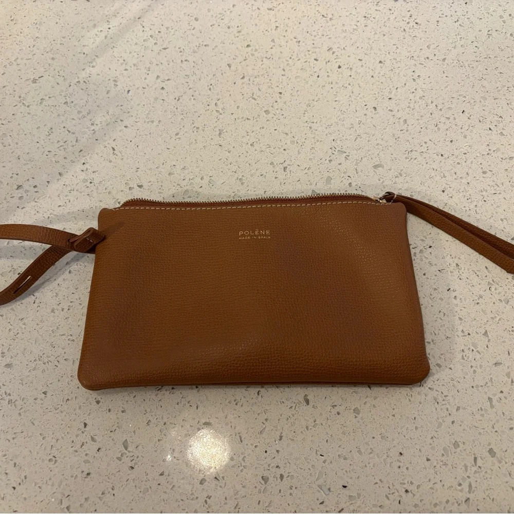 Polene Cyme Mini in Camel